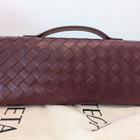 Bottega Veneta Long Andiamo intrecciato leather clutch - Picture 3 of 4